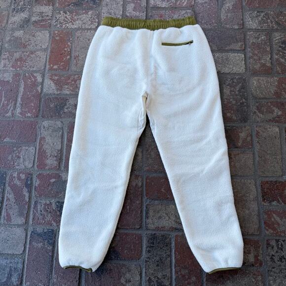Fabletics Cream Green Fleece Sweatpants Mens Size L - Picture 4 of 4